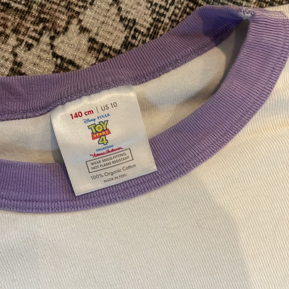 Hanna Andersson Buzz Lightyear PJs size 10 - Picture 3 of 6